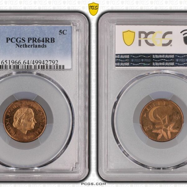 5 cent 1962 Proof PR64 RB