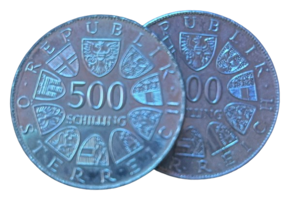 500 Oostenrijkse schilling 1980-1982