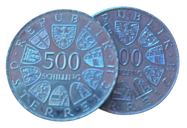 500 Oostenrijkse schilling 1980-1982