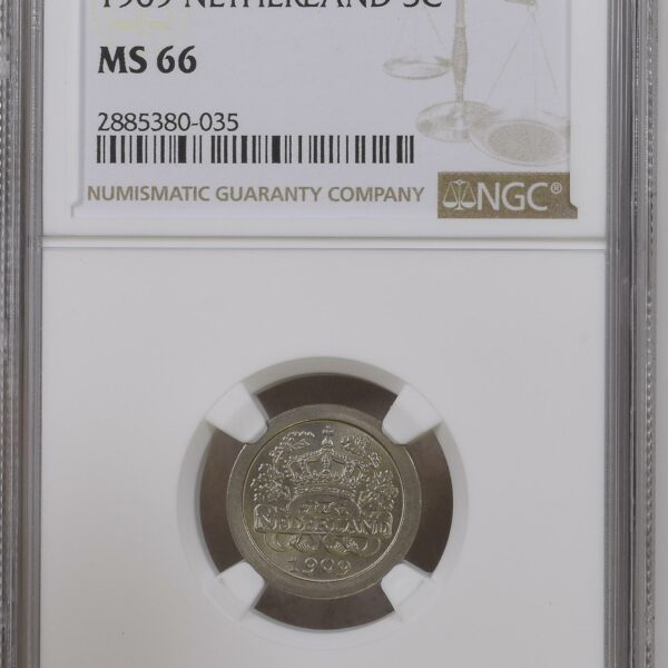 5 Cent 1909 MS66 NGC