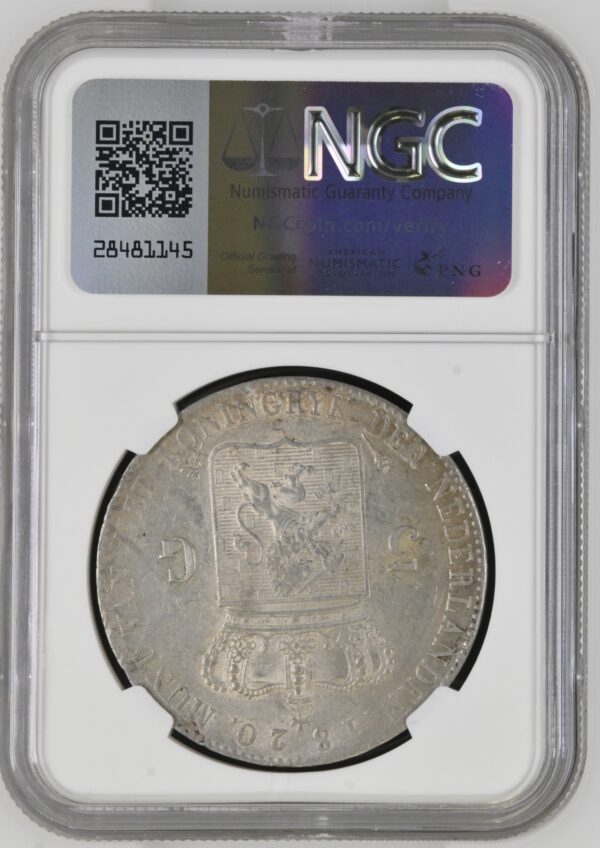 3 gulden 1820 MS61 NGC