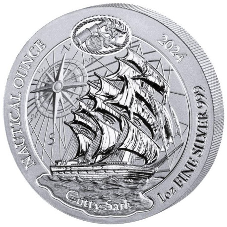 Ruanda Nautical Cutty Sark 1 oz 2024 folie voorkant