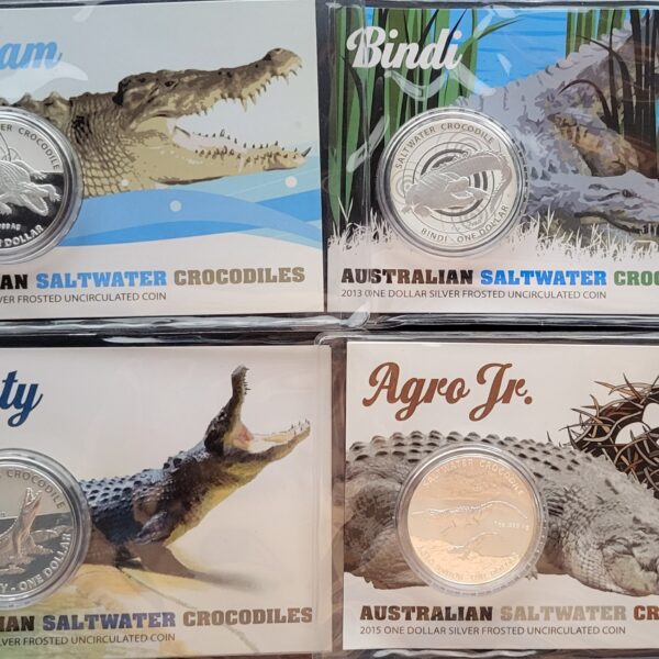 saltwater crocodiles set