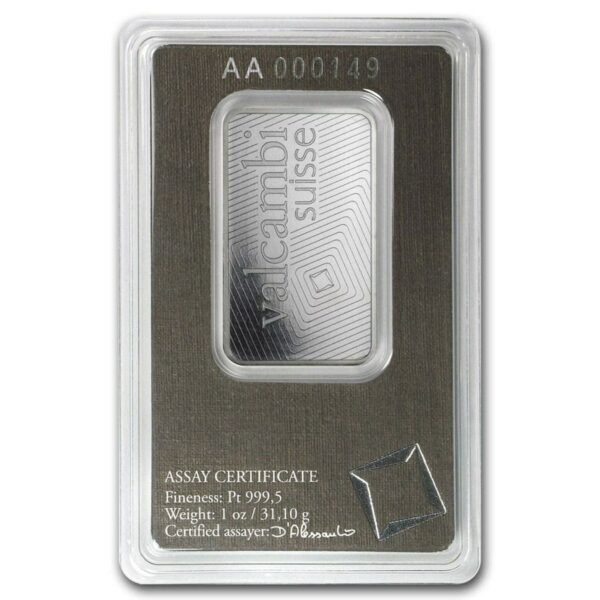 valcambi 1oz platina back