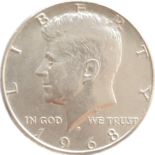 Kennedy Half dollar 1965-1968