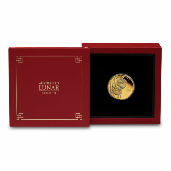 year of the snake 0.25 goud proof