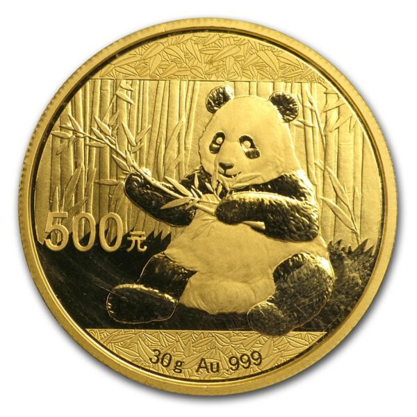 Gouden China Panda 30 gram 2017