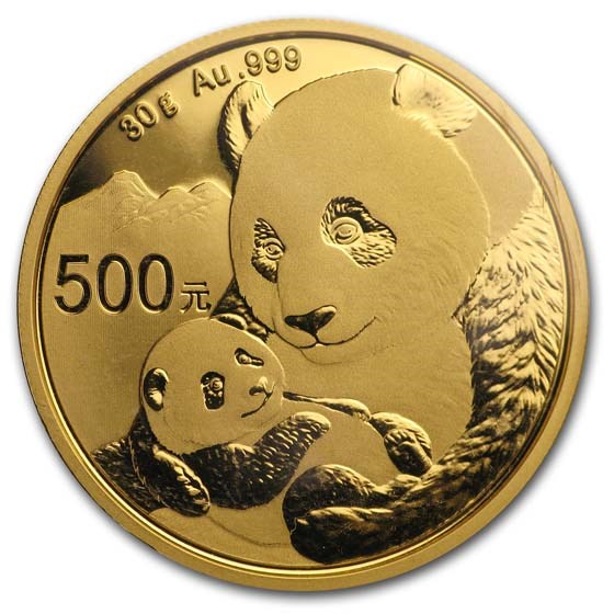 Gouden China Panda 30 gram 2019