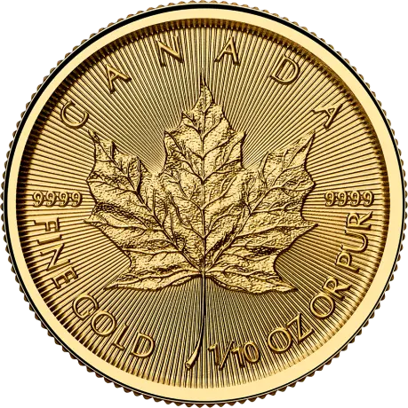 Gouden Maple Leaf 1/10 oz 2025