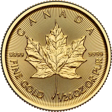 Gouden Maple Leaf 1/20 oz 2025