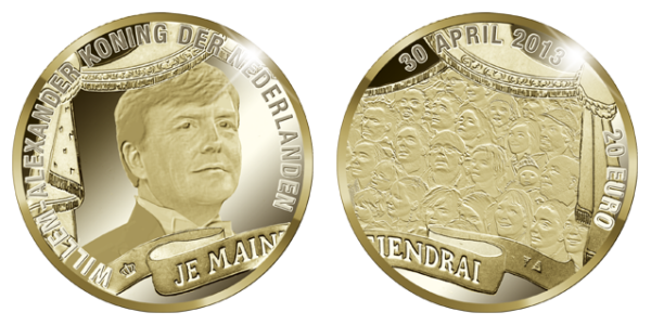 Gouden 20 euro 2013 Koningsmunt