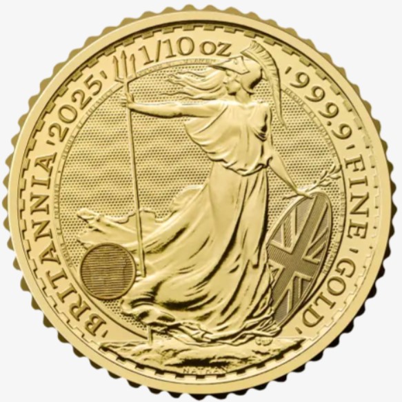 Gouden Britannia 1/10 oz 2025