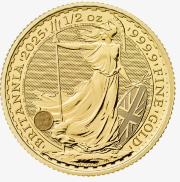 Gouden Britannia 1/2 oz 2025