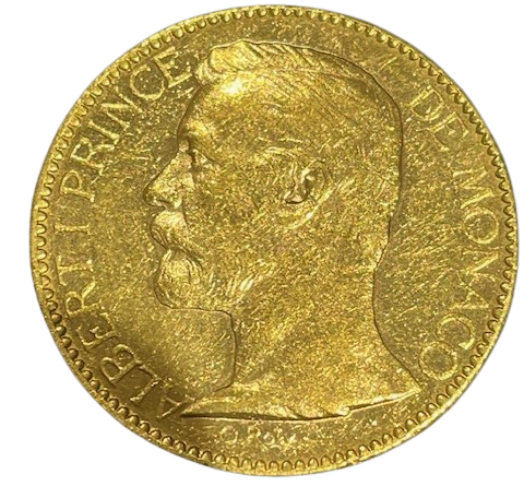 Gouden 100 Francs Monaco 1891-1904