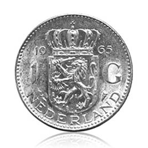 Nederlandse zilveren Gulden - munten